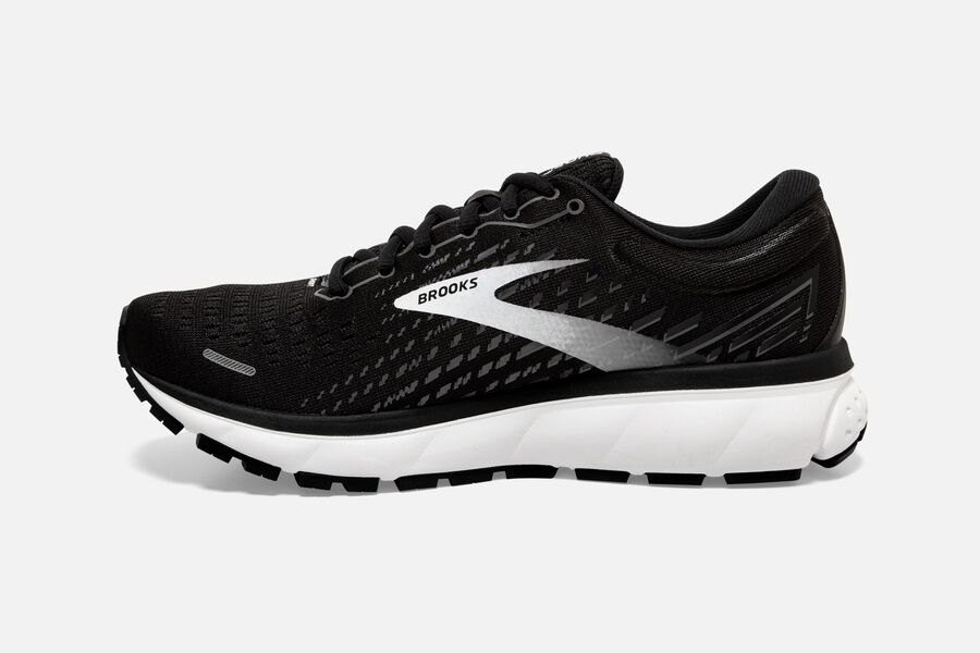 Brooks Running Shoes Womens Black/White - Ghost 13 Road - 2097-ZNQTI